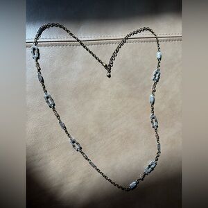 Brighton Two-Tone Link Necklace in Gold and Silver